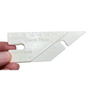 Point Turner with 2 Button Gauges by Oxmoor House Hand Sewing and Quilting Tool